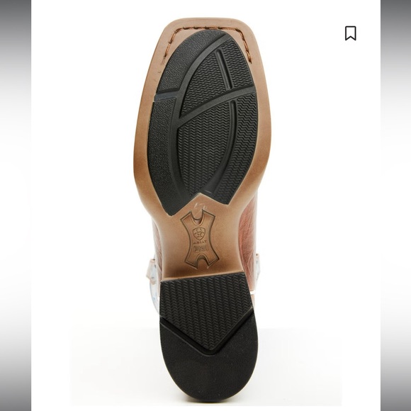 Arita PRIMETIME PERFORMANCE WESTERN BOOTS - BROAD SQUARE TOE, size 7 - Picture 7 of 12